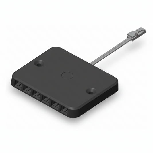 2.4 GHz Wireless Receiver with 6-Port Distributor | Low-Voltage LED Cabinet Lighting Controller