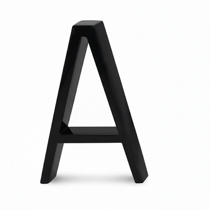Silverline HN5008 | Floating House Numbers (#0-#9, A-B) in Matte Black