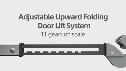 Silverline EasyLift G235 | Soft-Close Bi-Fold Lift System for Double Panel Doors (1 Pair)