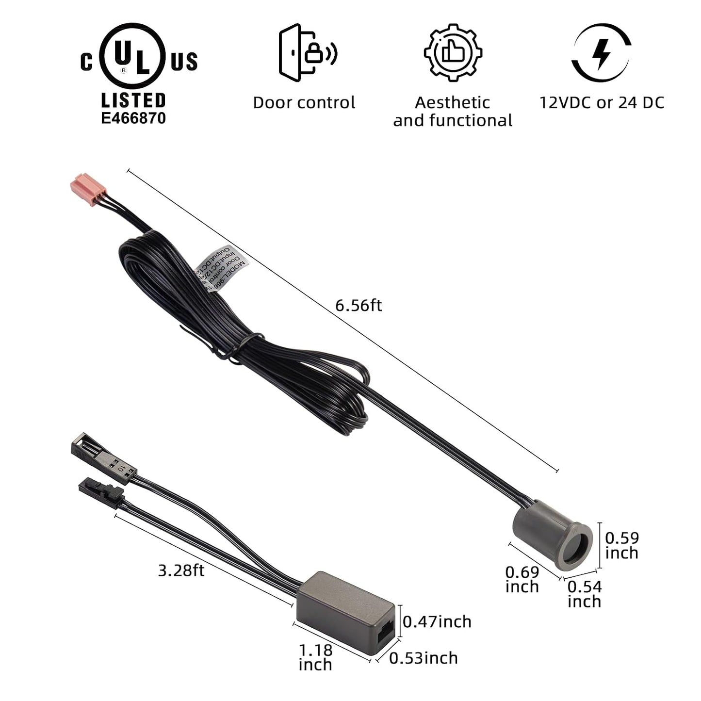 Wired LED Sensors for Cabinet Lighting | Door, PIR, Touch Dimmer & Hand Wave Controls