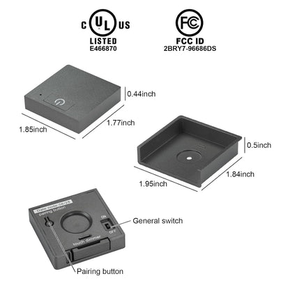 Wireless Sensor Switches for Cabinet Lighting | Door, PIR, Touch Dimmer & Hand Wave Emitters