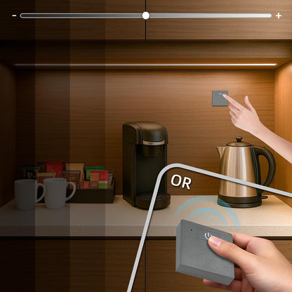 Wireless Sensor Switches for Cabinet Lighting | Door, PIR, Touch Dimmer & Hand Wave Emitters