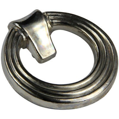 Silverline B0008 Round Door Knocker Bail Pull Drop CC: 5-1/2 inch Cabinet Hardware - amerfithardware