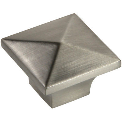Silverline K2021 Cabinet Knob 32L x 32W x 22H (mm) Mid Century Modern Square - amerfithardware