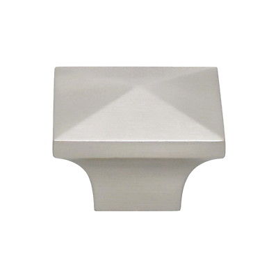 Silverline K2021 Cabinet Knob 32L x 32W x 22H (mm) Mid Century Modern Square - amerfithardware