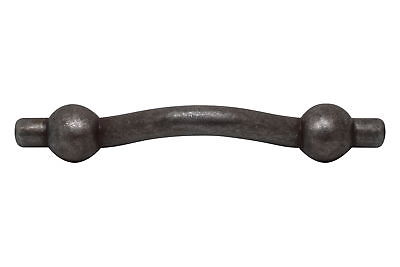 Silverline P2001 Pewter Garden Handle Barbell Rustic CC: 4-1/4 inch Cabinet Hardware - amerfithardware