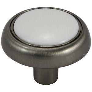 Silverline K2017 Cabinet Hardware Knob 30 x 28 H (mm) Wardrobe Dresser Sideboard - amerfithardware