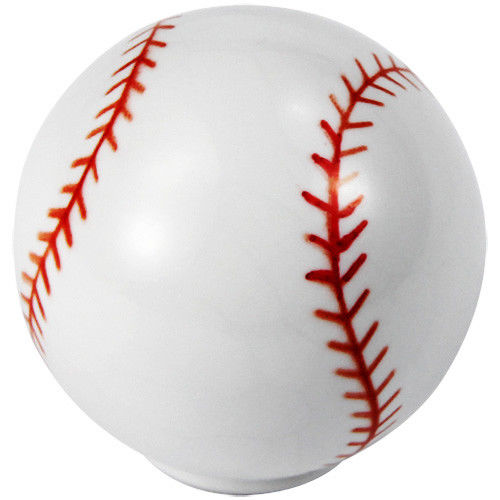 Baseball Dresser Wardrobe Knob 1-1/4 inch Sports Cabinet Hardware Diamond - amerfithardware