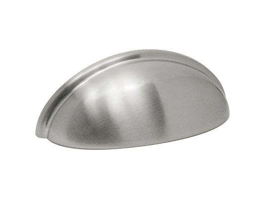 Bin Cup Pull Cabinet Half Moon Shell - Screw Hole to Hole 3" - amerfithardware
