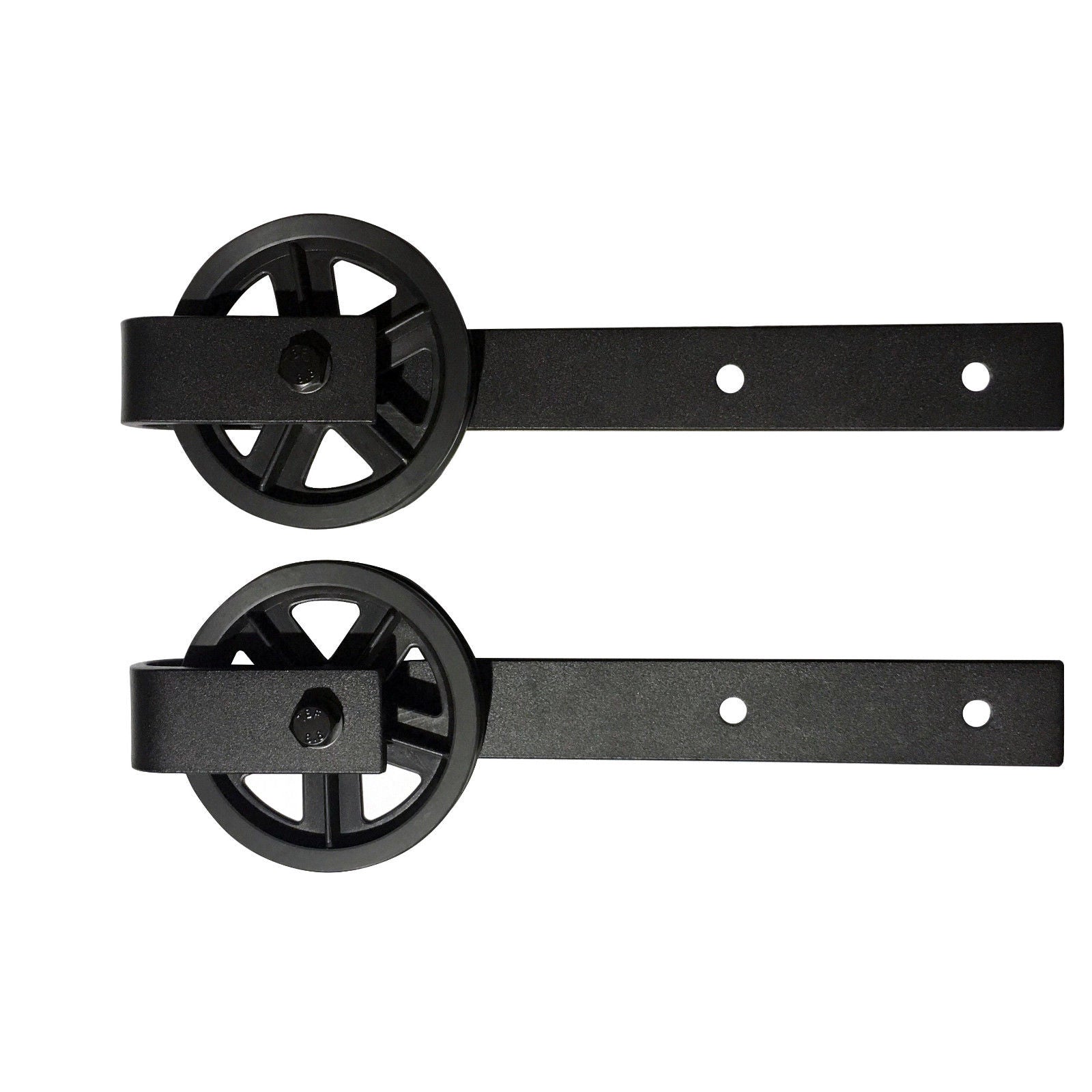 Sliding HM2000 Barn Door, Railing with Wheels Door Hardware 250 Pound Capacity - amerfithardware