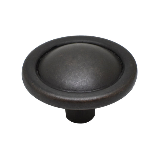 Silverline K2232 Cabinet Hardware Knob 34 x 23 H (mm) Button Rustic Sideboard - amerfithardware