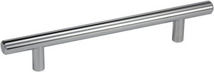 T Bar Pull Cabinet Hardware Handle Brushed Satin Nickel Euro Style - amerfithardware
