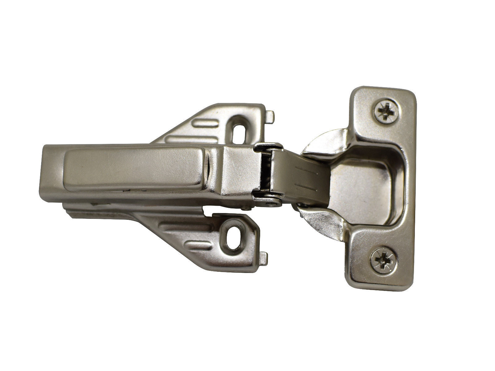 110 Half Partial Overlay Concealed Clip On Hinge Soft Closing with Base Plate for Face Frame and Frameless - amerfithardware