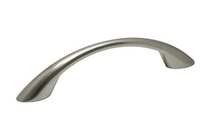 Silverline P2017 Tapered Bow Cabinet Hardware Pull Handle CC: 96 mm ~ 3-13/16" - amerfithardware