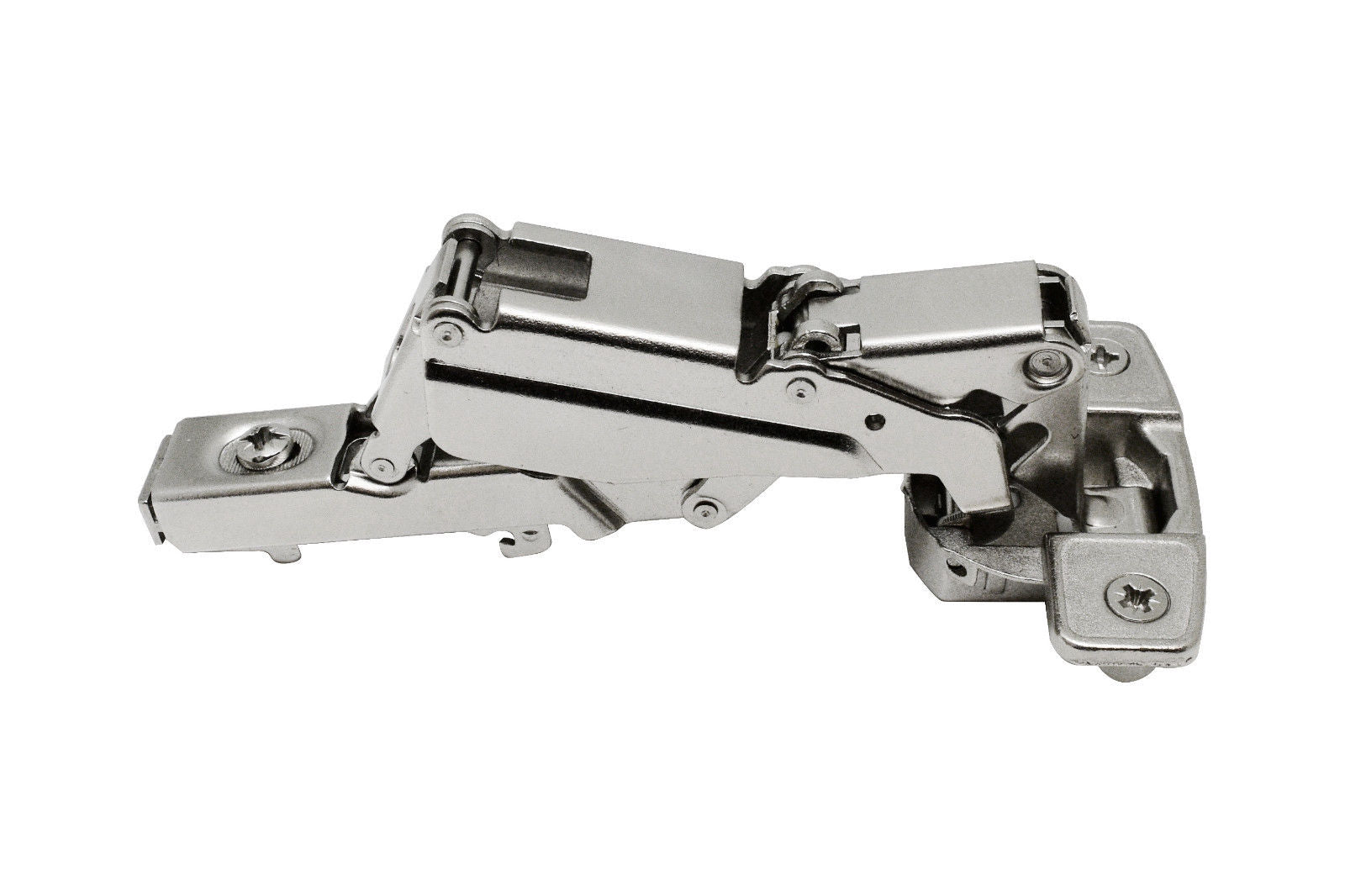 165 ° Angle Concealed Hinge Cabinet Hardware 1 Pair Door w Mounting Plate - amerfithardware