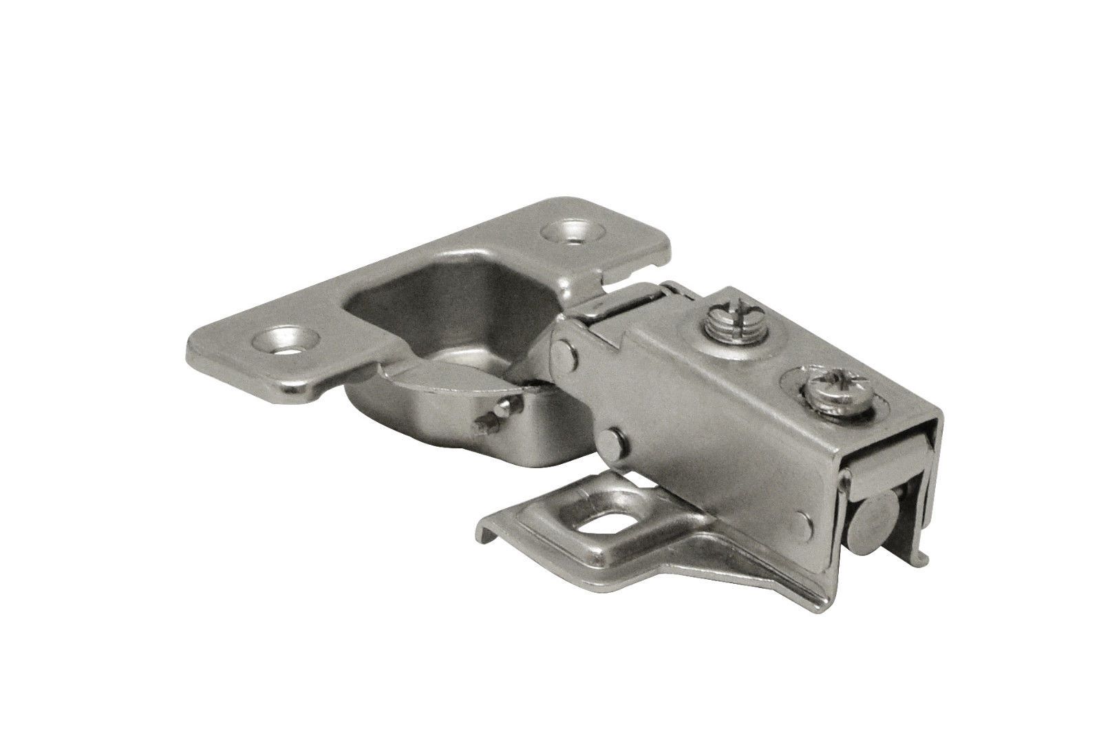 1/2 Half & 3/4 Three Quarters - Cabinet Hinges w Plate Face Frame - Soft Close Piston Compact - amerfithardware