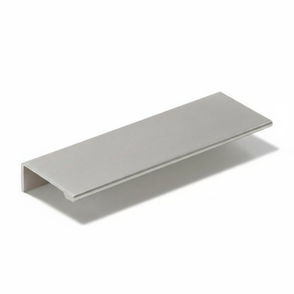 Silverline A1022 | Solid Finger Edge Tab Pull | Brushed Aluminum