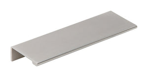 Silverline A1022 - Aluminum Mount Finger Edge Tab Pull in Brushed Aluminum Finish