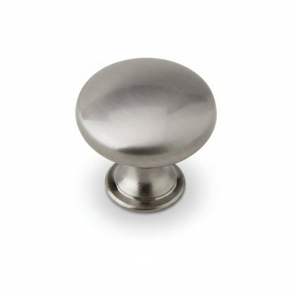 Silverline A2013 | Diameter 1-1/8" Solid Classic Contemporary Round Cabinet Knob | Various Finishes