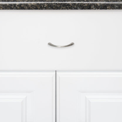 Silverline A2017 Tapered Bow Cabinet Hardware Pull Handle CC: 96 mm ~ 3-13/16 inch - amerfithardware