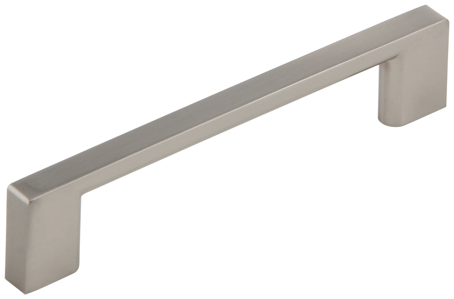 Silverline A2037 - 6 inch (128mm) Aluminum Square Bar Pull Handle in Brushed Satin Nickel Finish CC: 5 inch (128mm)