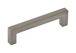 Silverline A2060 Aluminum Square Bar Pull Handle in Brushed Satin Nickel Finish