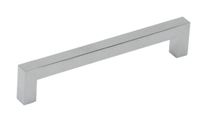 Silverline A2060 Aluminum Square Bar Pull Handle in Polished Chrome Finish