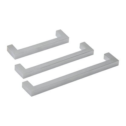 Silverline A2060 | 3/8 in. x 3/8 in. Solid Contemporary Modern Square Bar Pulls | Various Sizes & Finishes
