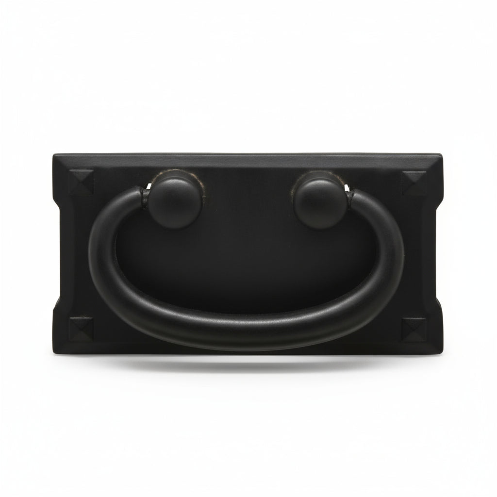 Silverline B2002 Mission Bail Pull Backplate CC: 3 inch and ~1-1/4 inch Cabinet Hardware - amerfithardware