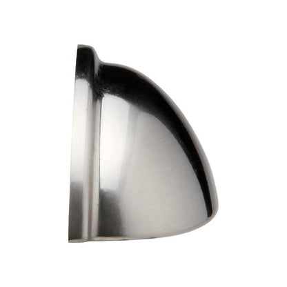 Silverline B2019 | Centers 3 in. Cup Pulls Half-Moon Shell-Shape Bin Pulls | Various Finishes
