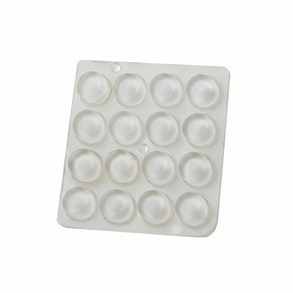 Silverline BP1015 | Diameter 7/16 in. Clear Adhesive Cabinet Door Bumpers (Bundle Options)