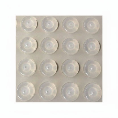 Silverline BP1355 | Diameter 1/2 in. Clear Adhesive Cabinet Door Bumpers (Bundle Options)