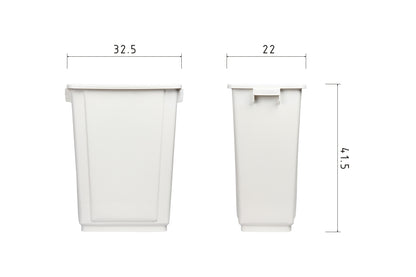 Silverline White Plastic Waste Bin 20 Quart Suitable for POBD020 and SPOBD020