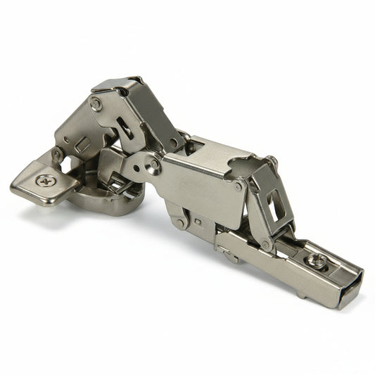165 ° Angle Concealed Hinge Cabinet Hardware 1 Pair Door w Mounting Plate - amerfithardware