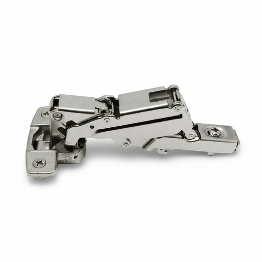 165 ° Angle Concealed Hinge Cabinet Hardware 1 Pair Door w Mounting Plate - amerfithardware
