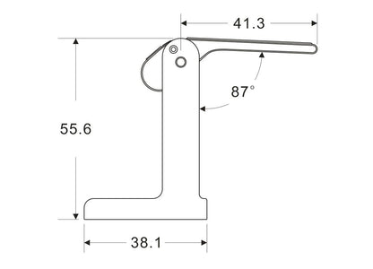 Silverline Hotel Style Door Guard Security Privacy Latch 304 Stainless Steel