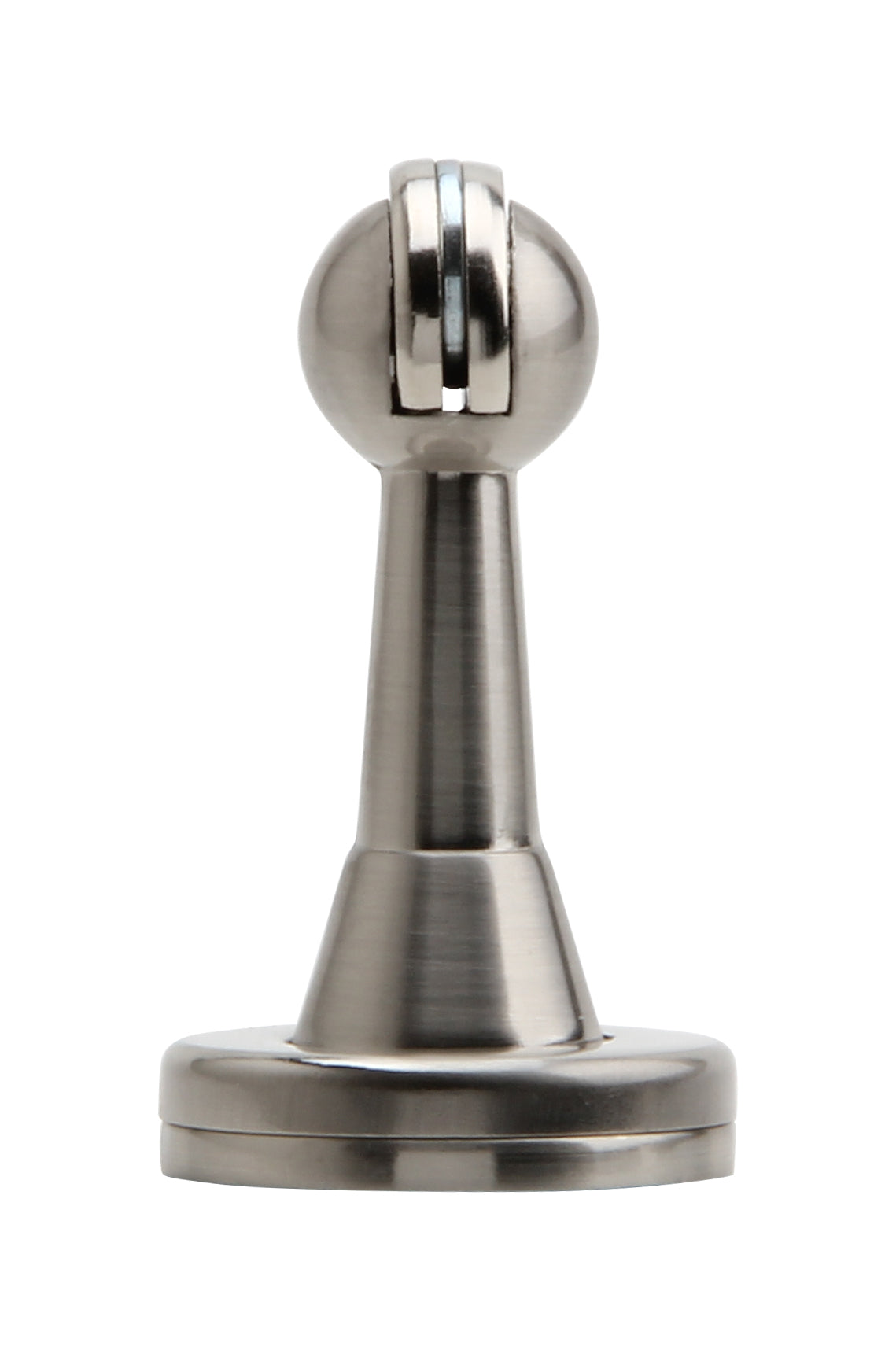 Soft-Catch Magnetic Door Stop in Brushed Satin Nickel
