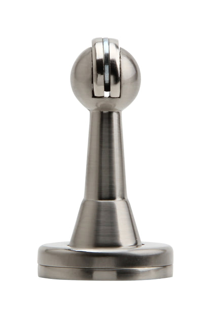 Soft-Catch Magnetic Door Stop in Brushed Satin Nickel