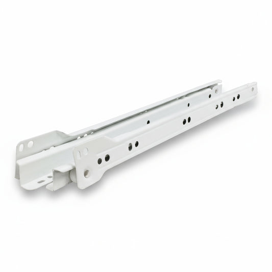 Euro Drawer Slide 32mm System Epoxy Covered Glides Roller Runners - 25 Pairs - amerfithardware