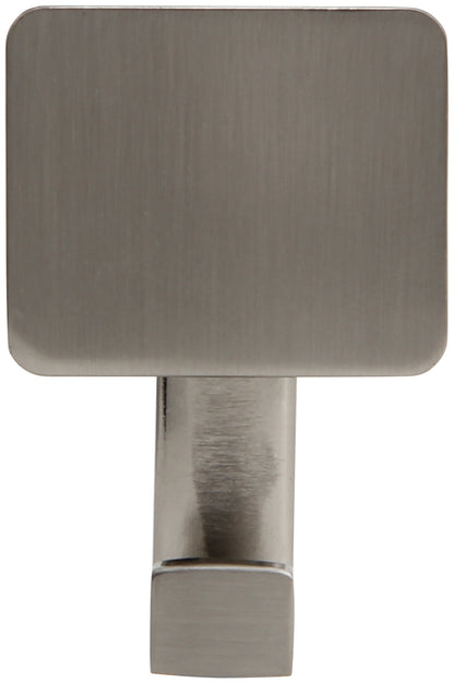 Robe Hook Single, Brushed Satin Nickel Finish