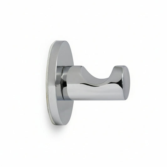 J2603 Tchibo Whistle Knob Bathroom Hooks Self-Adhesive Chrome Plated Set of 3 - amerfithardware