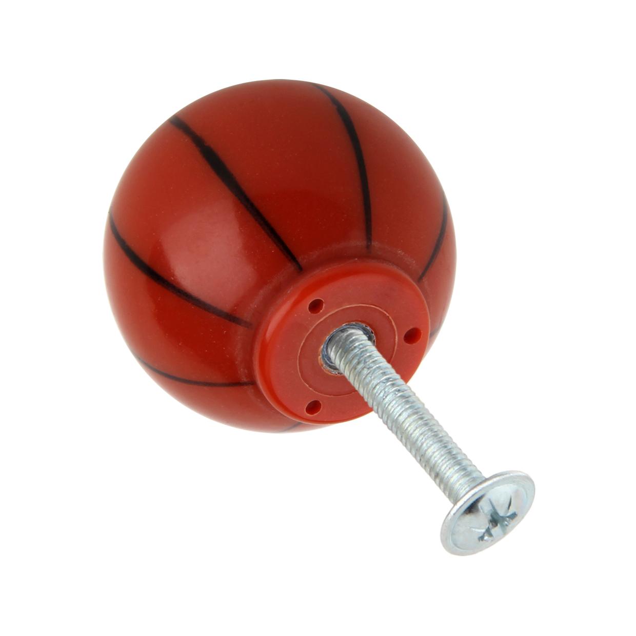 Silverline K0000s | Sports Theme Spherical Solid Cabinet Knobs | Baseball, Basketball, Soccer