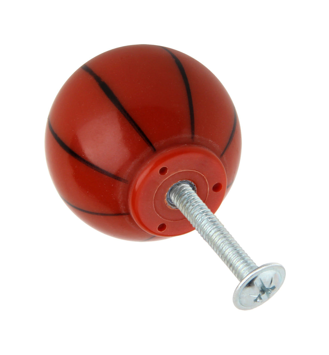 Silverline K0000s Cute Sports Theme Spherical Cabinet Knob Baseball Basketball Soccer Football Cabinet Hardware