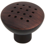Load image into Gallery viewer, Silverline K2009 Patterned Dimpled Knob Diameter 1-3/10 inch Cabinet Hardware
