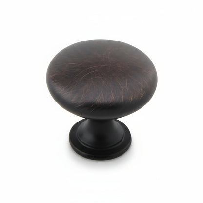 Silverline K2013 | Diameter 1-3/16" Traditional Solid Round Cabinet Knob | Various Finishes