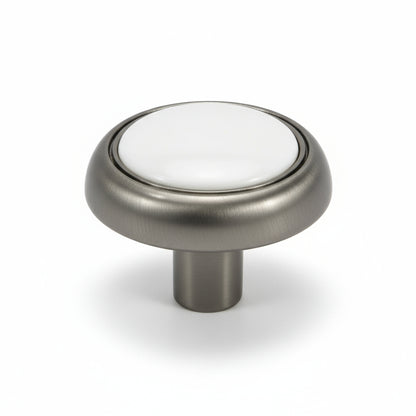Silverline K2017 Cabinet Hardware Knob 30 x 28 H (mm) Wardrobe Dresser Sideboard - amerfithardware