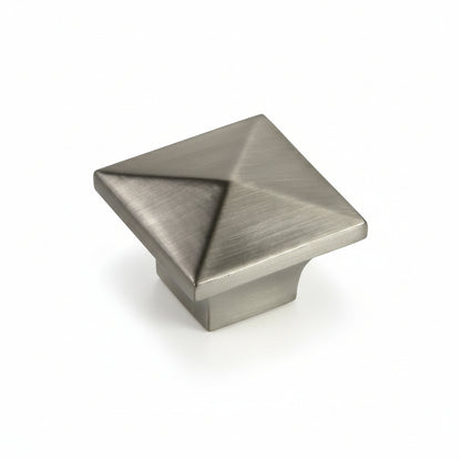 Silverline K2021 Cabinet Knob 32L x 32W x 22H (mm) Mid Century Modern Square - amerfithardware