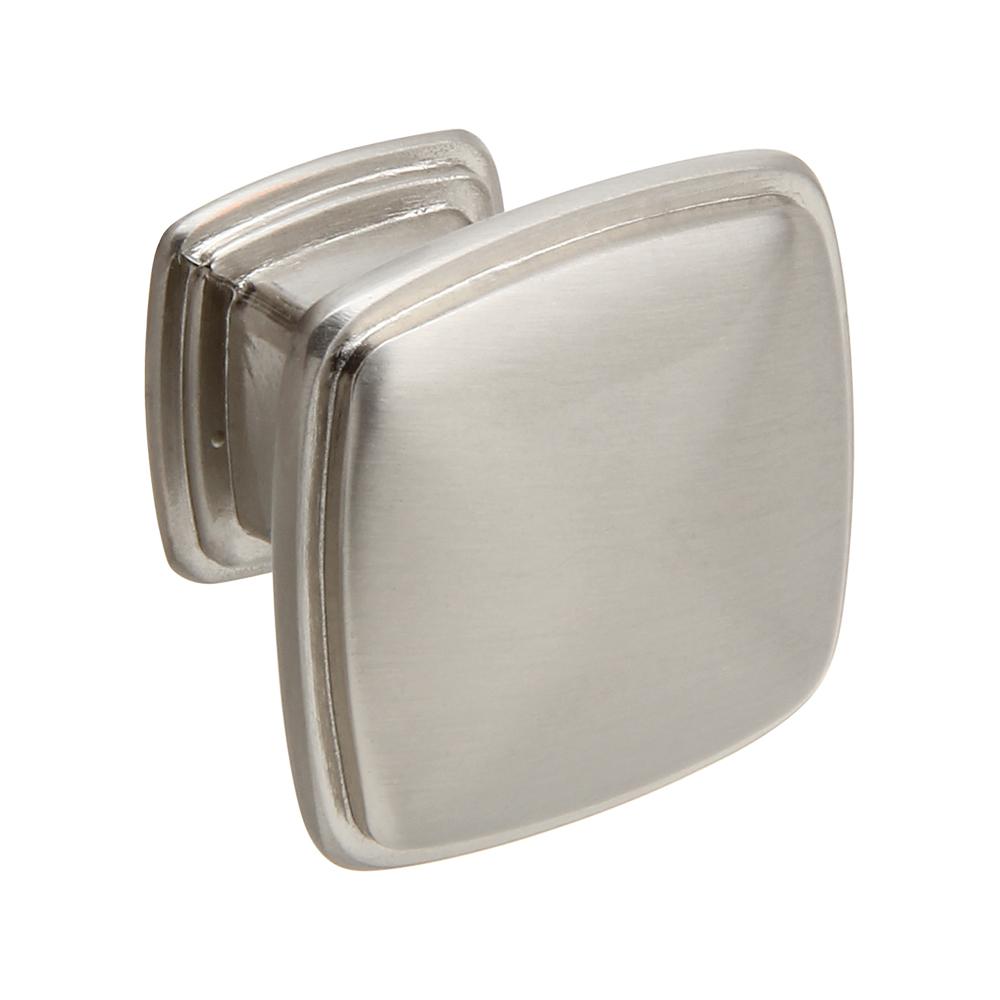 Silverline K2023 | 1-1/4 in. x 1-1/4 in. Square Contemporary Cabinet Knob | Various Finishes