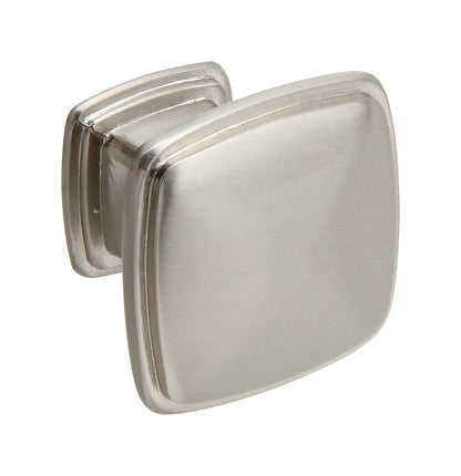 Silverline K2023 - 1-11/50 inch (31mm) Square Contemporary Modern Cabinet Knob