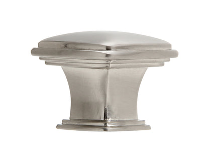 Silverline K2023 - 1-11/50 inch (31mm) Square Contemporary Modern Cabinet Knob